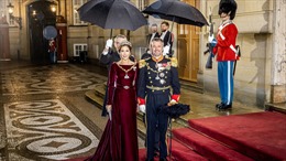 Người dân Đan Mạch hân hoan chào đón tân Vương và Hoàng hậu