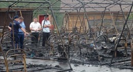 Cháy trại thiếu nhi ở Nga, 13 người thương vong