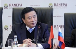 Đoàn đại biểu Học viện Chính trị quốc gia Hồ Chí Minh thăm và làm việc tại Nga