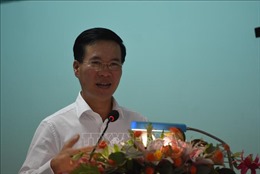 Trưởng Ban Tuyên giáo Trung ương Võ Văn Thưởng tiếp xúc cử tri tại Đồng Nai