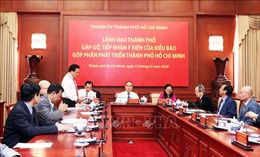 Lãnh đạo TP Hồ Chí Minh tiếp thu ý kiến đóng góp xây dựng từ kiều bào