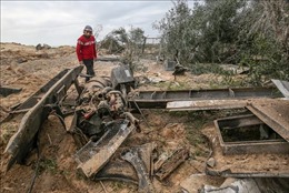 Israel tiếp tục không kích các mục tiêu của Hamas tại Dải Gaza