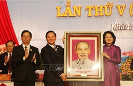 Phó Chủ tịch nước Đặng Thị Ngọc Thịnh dự Đại hội thi đua yêu nước tỉnh Khánh Hòa 