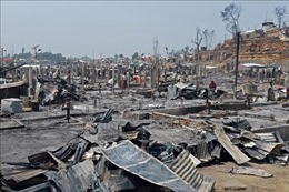 Cháy trại tị nạn ở Bangladesh, ít nhất 7 người thiệt mạng