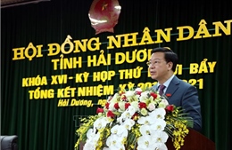 Ông Phạm Xuân Thăng được bầu giữ chức Chủ tịch HĐND tỉnh Hải Dương