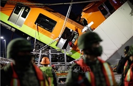 15 người thiệt mạng trong vụ sập đường sắt trên cao tại Mexico