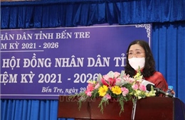 Bà Hồ Thị Hoàng Yến giữ chức vụ Chủ tịch HĐND tỉnh Bến Tre