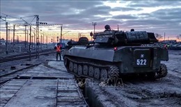 Nga thông báo rút thêm binh sĩ và xe quân sự khỏi khu vực giáp biên giới với Ukraine