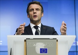 Tổng thống Pháp tuyên bố sẵn sàng làm trung gian thỏa thuận ngừng bắn giữa Nga và Ukraine