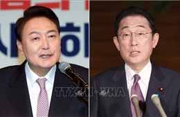 Thủ tướng Nhật Bản và Tổng thống đắc cử Hàn Quốc điện đàm, nhấn mạnh cải thiện quan hệ song phương