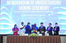 Tập đoàn FPT và Cộng hòa Sierra Leone ký kết thỏa thuận hợp tác 