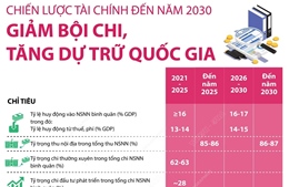 Chiến lược tài chính đến năm 2030: Giảm bội chi, tăng dự trữ quốc gia