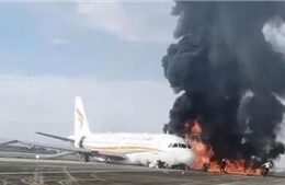Nhiều hành khách bị thương trong vụ máy bay bốc cháy tại Trung Quốc