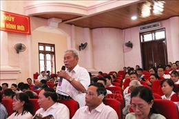 Trưởng Ban Tổ chức Trung ương Trương Thị Mai tiếp xúc cử tri tại Hòa Bình