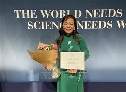 UNESCO tôn vinh nữ khoa học trẻ Việt Nam Hồ Thị Thanh Vân