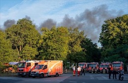 Cháy lớn trong rừng ở Berlin sau vụ nổ tại địa điểm cất giữ đạn dược 