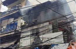 Hà Nội: Kịp thời dập tắt đám cháy ở Đê La Thành