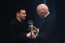 Lionel Messi giành giải &#39;Cầu thủ xuất sắc nhất năm&#39; tại FIFA The Best