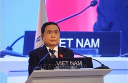 Phó Chủ tịch Quốc hội Trần Thanh Mẫn phát biểu tại phiên họp toàn thể Đại hội đồng IPU-146