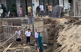 Sụt đất khi đang thi công cầu dân sinh ở Phú Yên, một phụ nữ tử vong