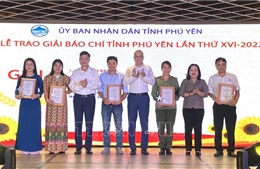 Phóng viên TTXVN đoạt giải A Giải thưởng Báo chí Phú Yên lần thứ XVI