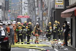 Nổ gas tại quán bar ở thủ đô Tokyo, 4 người bị thương