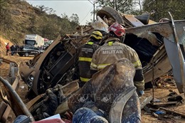 Xe buýt rơi xuống hẻm núi ở Ấn Độ và Brazil, nhiều người thiệt mạng 