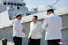 Lãnh đạo Triều Tiên thị sát hoạt động của hải quân