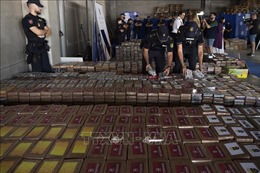 Tây Ban Nha thu giữ gần 10 tấn cocaine
