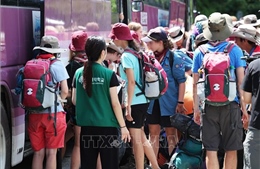 Hàn Quốc sơ tán 37.000 thành viên tham gia Đại hội Hướng đạo sinh thế giới do bão lớn