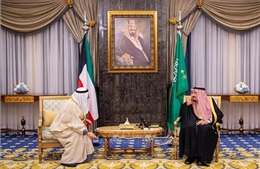 Tân Quốc vương Kuwait công du Saudi Arabia