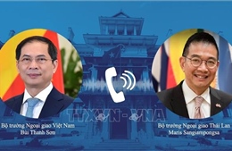 Bộ trưởng Ngoại giao Bùi Thanh Sơn điện đàm với Bộ trưởng Ngoại giao Thái Lan 