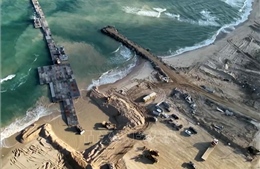 Mỹ chấm dứt hoạt động của cầu tàu tạm đưa viện trợ vào Gaza 