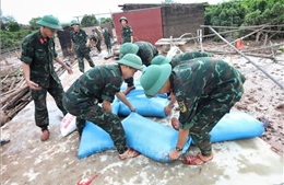 Lực lượng vũ trang Bắc Giang giúp dân ổn định cuộc sống sau bão lũ 