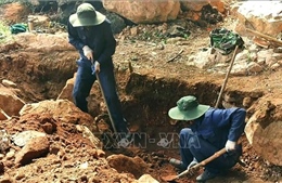 Tìm thấy 9 bộ hài cốt liệt sĩ hy sinh tại Lào