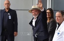 Tổng thống Brazil Lula da Silva xuất viện