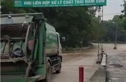 Người dân không còn chặn xe vào bãi rác Nam Sơn