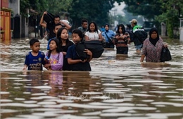 Lũ lụt nghiêm trọng tại Indonesia, hàng trăm người phải sơ tán