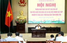 Hưng Yên: Tổ chức Hội nghị báo cáo kết quả bầu cử trên địa bàn