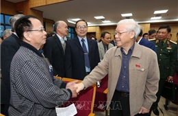 Tổng Bí thư, Chủ tịch nước Nguyễn Phú Trọng tiếp xúc cử tri quận Ba Đình và Tây Hồ