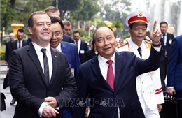 Thủ tướng Liên bang Nga Dmitry Medvedev kết thúc chuyến thăm chính thức Việt Nam