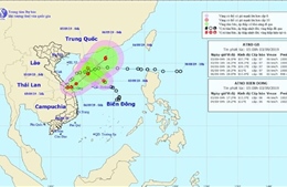 Nhiều khả năng áp thấp nhiệt đới Kajiki sẽ mạnh lên thành bão