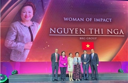 Chủ tịch Tập đoàn BRG Nguyễn Thị Nga được vinh danh Nữ Doanh Nhân có tầm ảnh hưởng lớn khu vực ASEAN