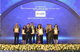 SHB tiếp tục được vinh danh Top 50 doanh nghiệp tăng trưởng xuất sắc nhất Việt Nam