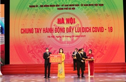 Thêm 55 tỷ ủng hộ Hà Nội mua vaccine phòng chống COVID-19 từ Tập đoàn Sun Group 