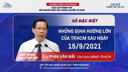 Tối 6/9, Chủ tịch UBND TP Hồ Chí Minh sẽ đối thoại trực tiếp với người dân tại chương trình livestream &#39;Dân hỏi – Thành phố trả lời&#39;