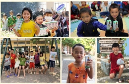 &#39;Cùng góp điểm xanh, cho Việt Nam khỏe mạnh&#39;- hoạt động của Vinamilk mang 1 triệu ly sữa đến cho trẻ em khó khăn