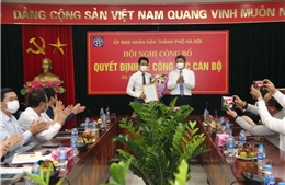 Trao quyết định bổ nhiệm Giám đốc Trung tâm Xúc tiến đầu tư, thương mại, du lịch Hà Nội 