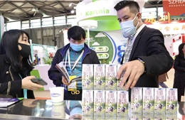 Vinamilk xuất khẩu sữa tươi Organic đi Trung Quốc, ra mắt ấn tượng tại Triển lãm quốc tế Thượng Hải 2021