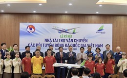 VFF: Đội tuyển bóng đá nữ quốc gia về nước trên chuyên cơ của Bamboo Airways